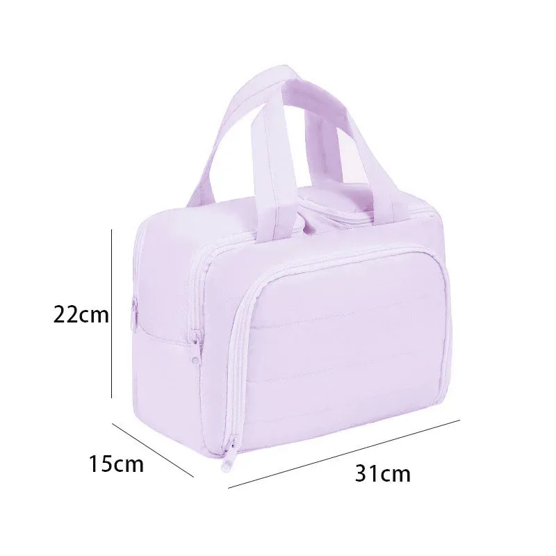 sac de toilette extensible et pliable personnalisé, sac de toilette de voyage personnalisé avec crochet de suspension, cadeau pour demoiselle d'honneur