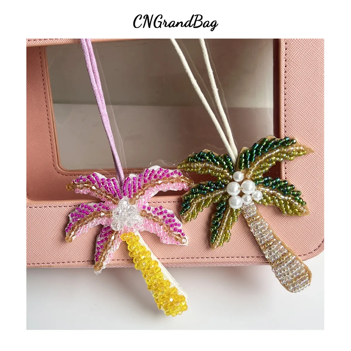 sac à bandoulière en forme de cocotier, chaîne en diamant de luxe légère, pendentif de sac à cosmétiques, accessoires décoratifs, pompon, bijoux, porte-clés, nouvelle collection