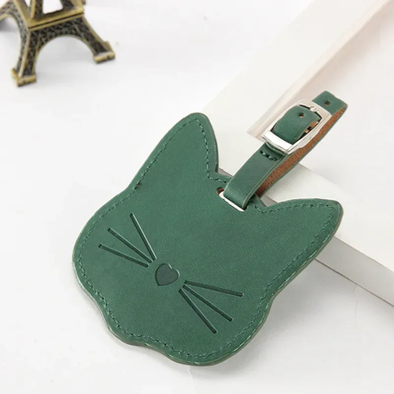 étiquette bagage pvc ovale motif carreaux vert blanc cocktail martini orange citron sip back relax voyage accessoires