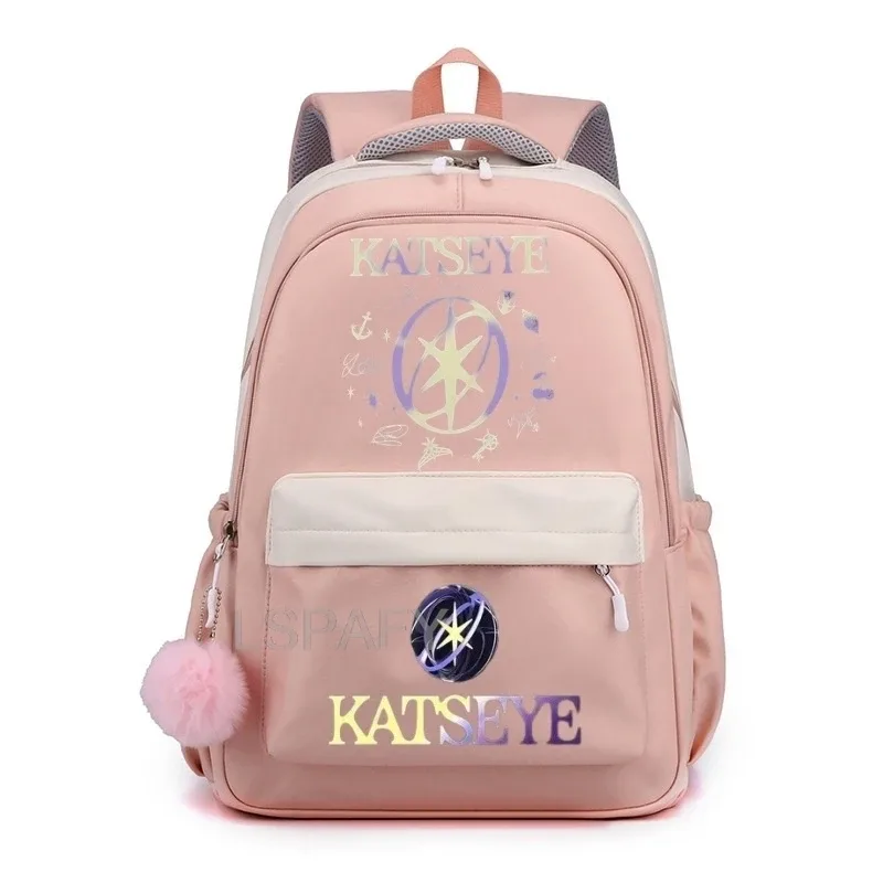 sac à dos pour ordinateur portable katseye funny teenager, sac d'école en toile cool pour femmes, sacs à dos d'étudiant de haute qualité, sac d'école tendance pour filles