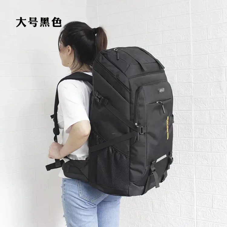 sac à dos de voyage de grande capacité pour hommes et femmes, sacs à bagages d'extérieur, sac d'ordinateur portable étudiant, sac à dos de camping, 60l, 80l
