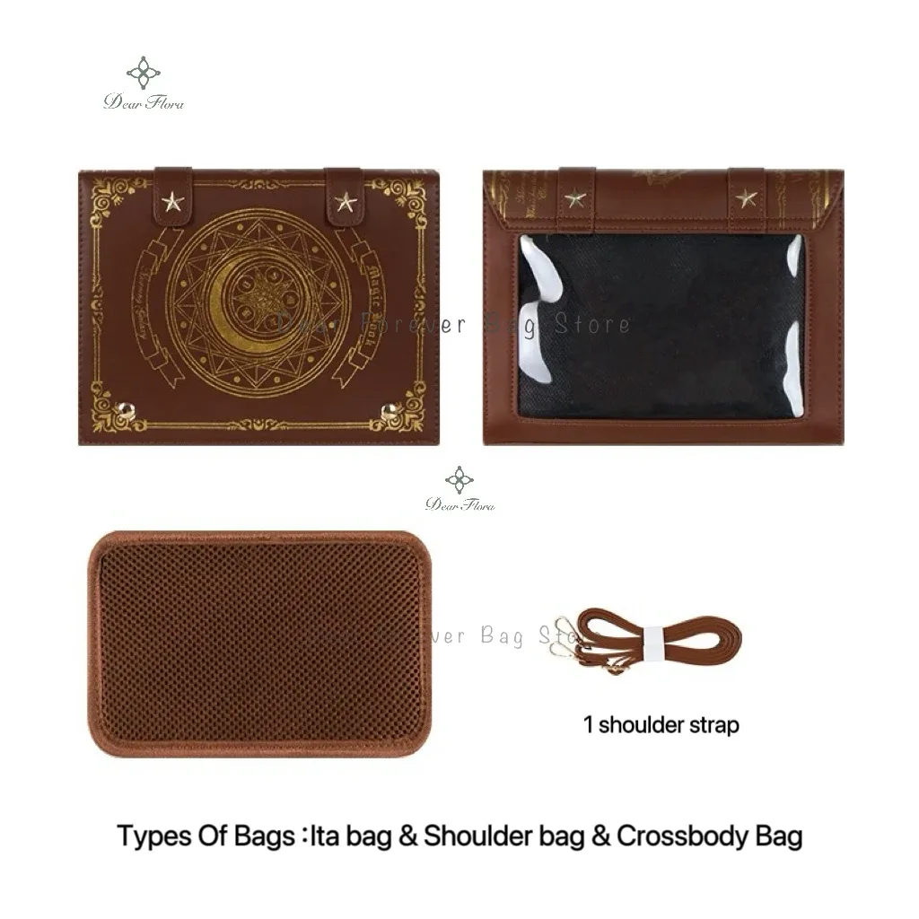 y2k livre magique lolita ita sac gothique sac à bandoulière filles poche transparente mignon bandoulière sacs à main femmes mini sacs à dos sac à main