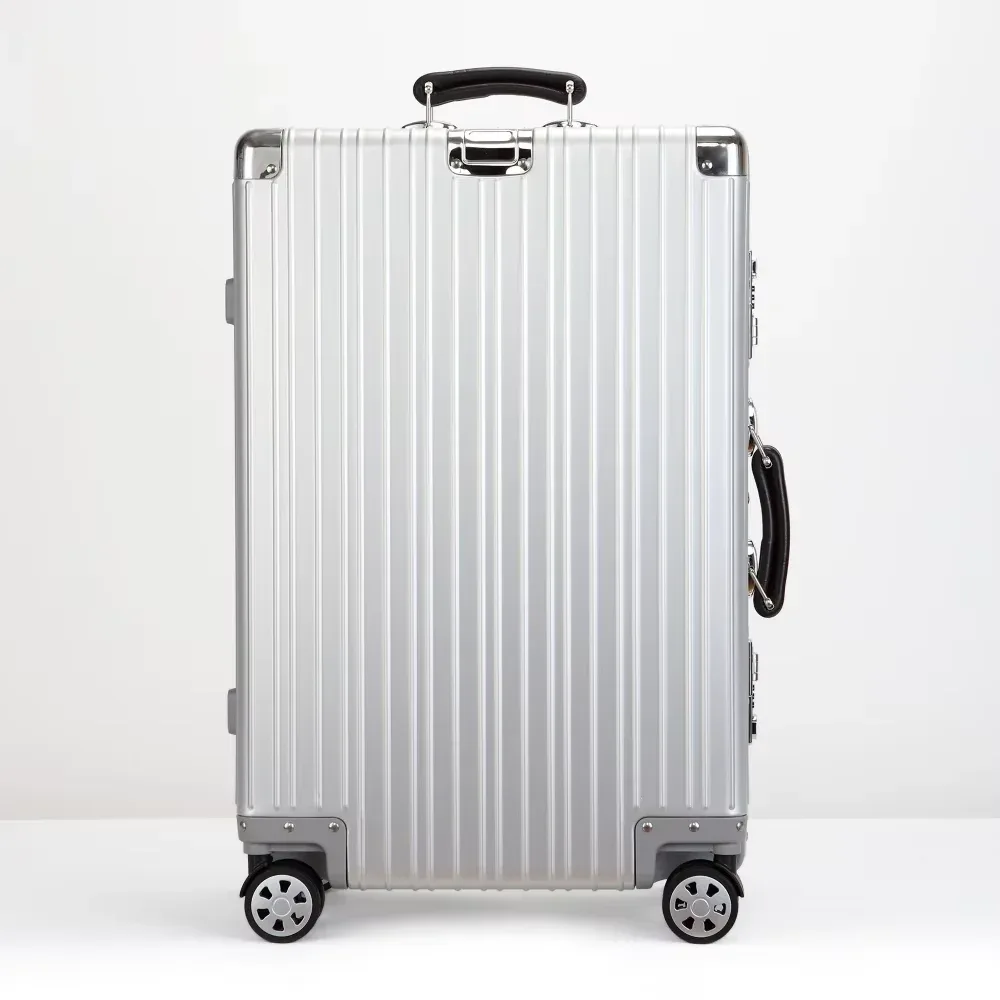 valise de voyage rétro en alliage d'aluminium bunnyfly, bagage à roulettes de haute qualité, valise trolley rétro, bagage à main 20/24/26/29'