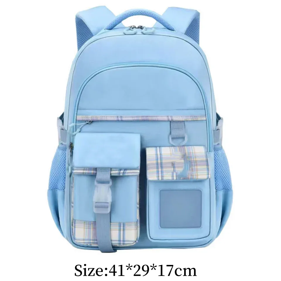 nouveau sac à dos scolaire pour filles, léger et ergonomique, sac à dos pour enfants, grande capacité, soutien dorsal, sac à bandoulière, élèves du primaire
