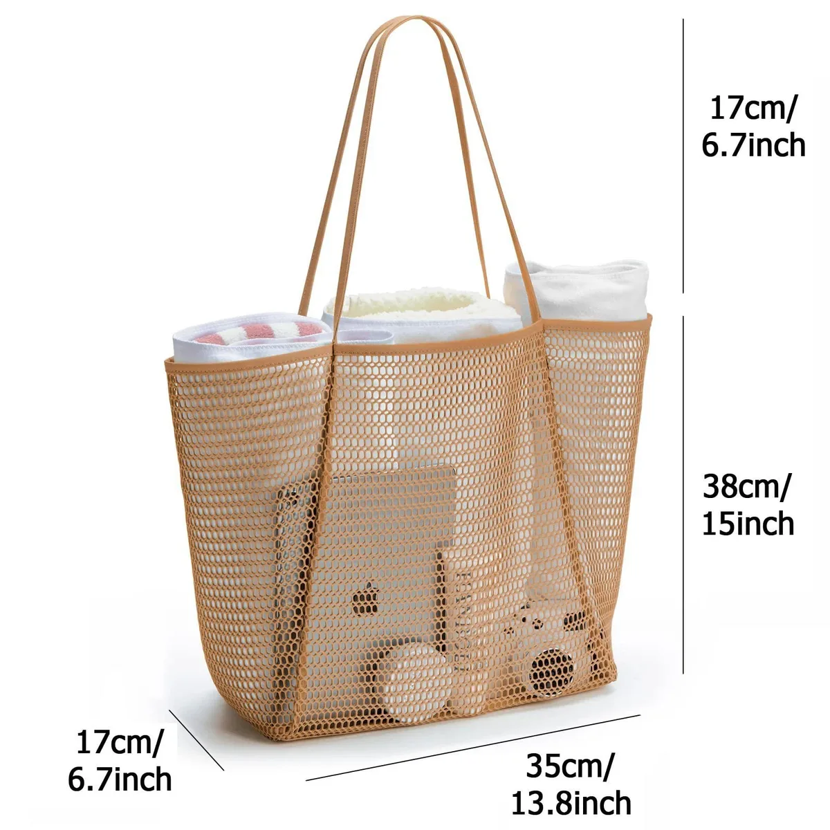 sac à main en maille de plage pour femme, sac de plage de natation pour femme, sac de voyage de grande capacité, sac de rangement portable, sac à main multifonction