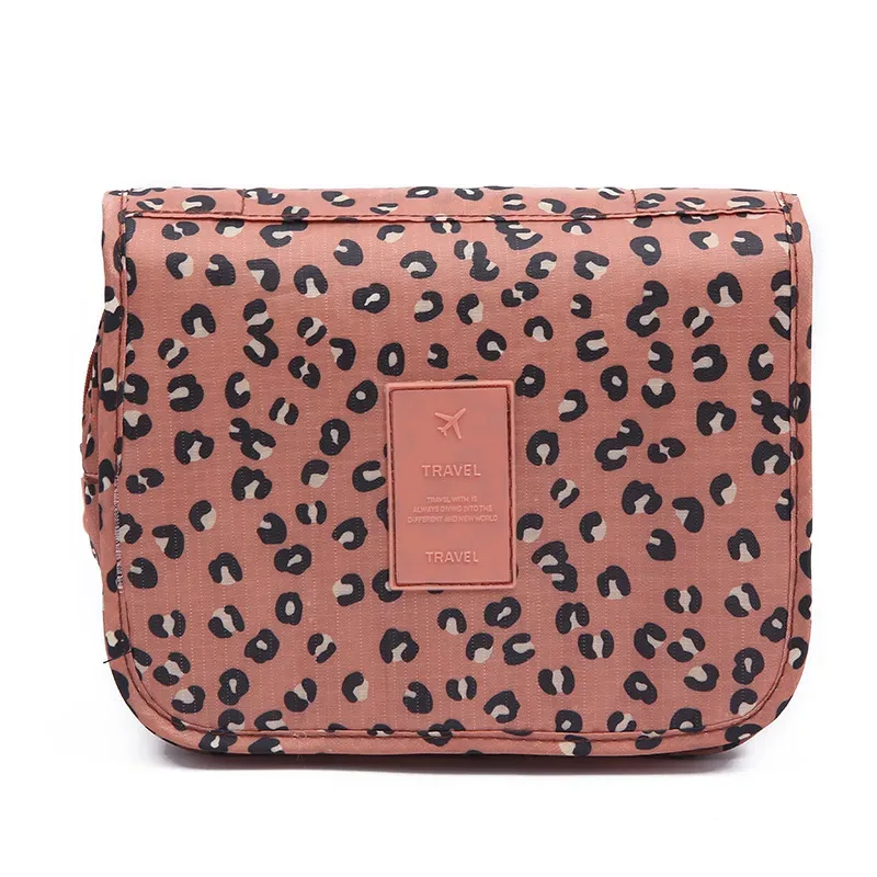 sac de maquillage de haute qualité pour femmes, sac à cosmétiques de voyage, crochet, organisateur de produits de toilette, rangement étanche, sac de lavage suspendu pour salle de bain