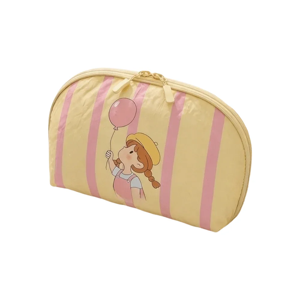 sac de rangement grande capacité pour sous-vêtements, sac de voyage pratique et étanche, sac de tri de vêtements léger au design dopamine