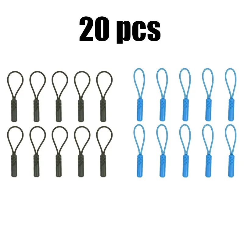 10/20 pièces tiroir de fermeture éclair, embout de remplacement pour cordon, clip de fixation pour boucle cassée, languette de fermeture éclair pour sac de voyage, valise, tente, sac à dos