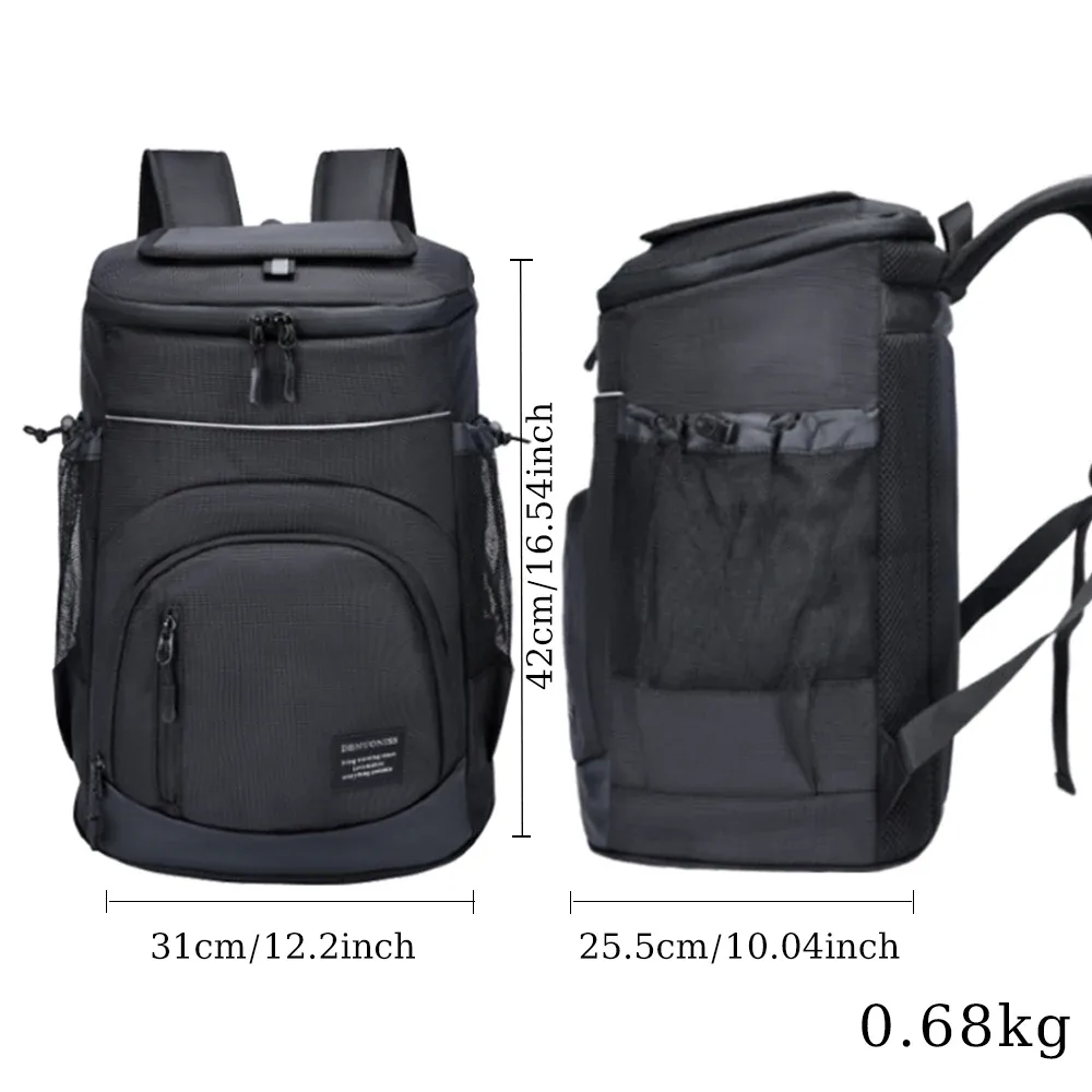 denuoniss 33l sac à dos isotherme thermique pour boissons plage carnaval sac à dos isolé sac isotherme extérieur étanche personnalisé