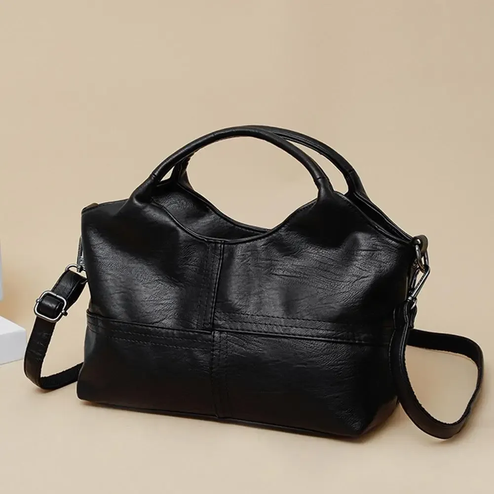 sac à bandoulière léger en cuir pu pour femmes, grand sac à bandoulière de banlieue, sangle souple, fourre-tout de travail et de voyage, y0f9, nouvelle collection