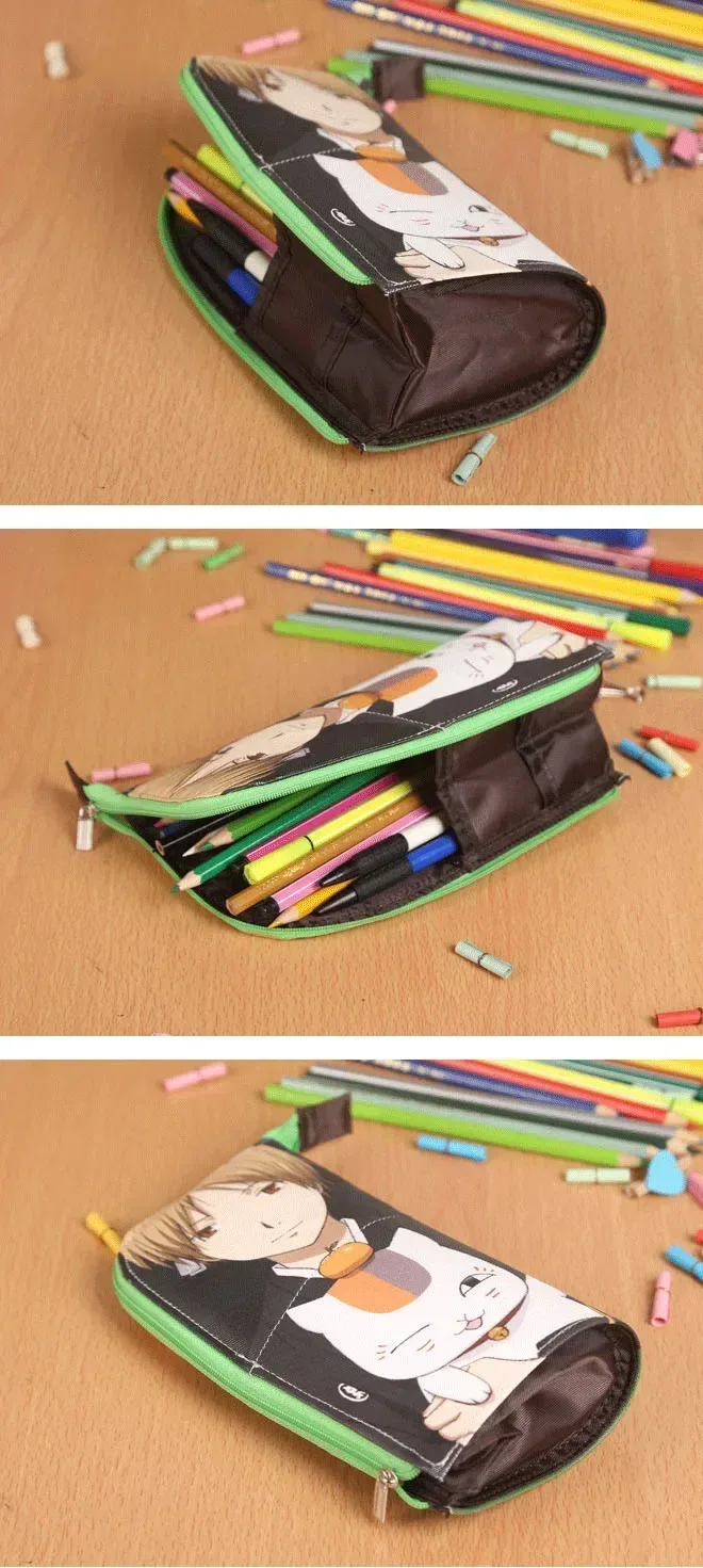 anime hitman reborn sawada tsunayoshi pochette de papeterie trousse à crayons sacs sacs et étuis à cosmétiques