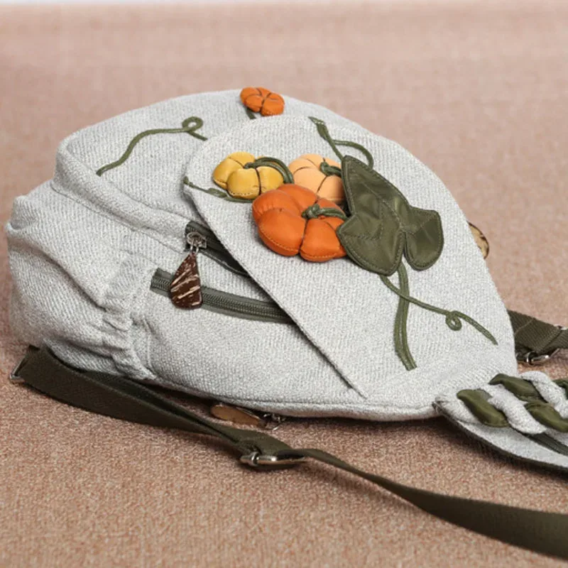 sac à dos de voyage motif aliments 3d pour femmes, sac à dos en lin de haute qualité, sac à dos de luxe pour filles, joli style, mode féminine