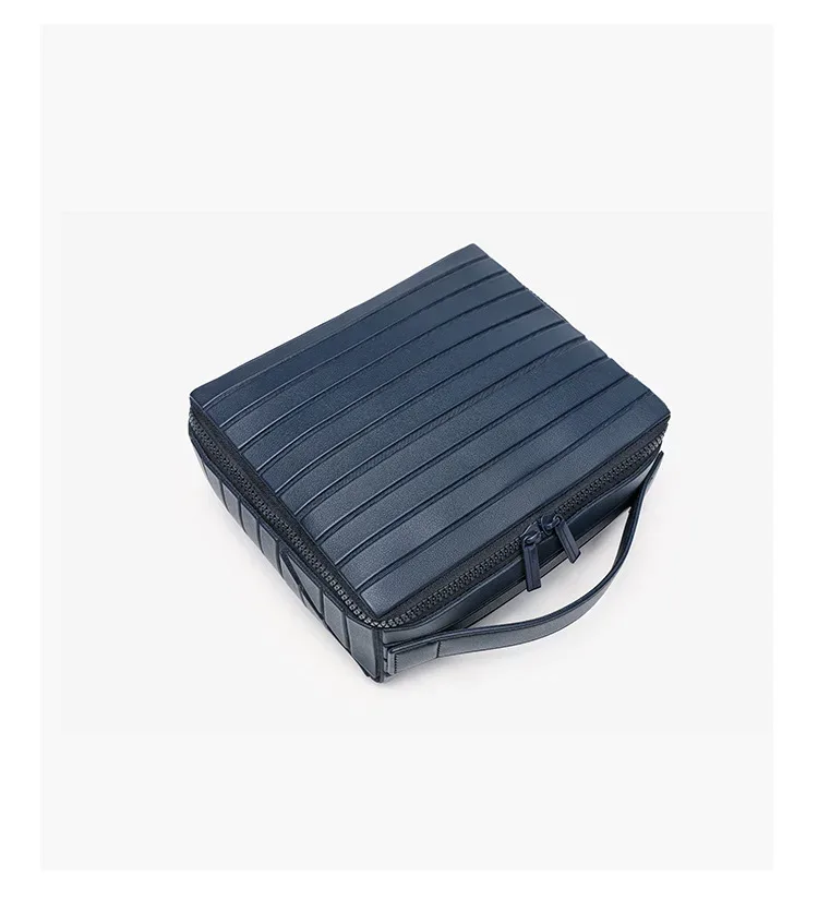 nouvelle trousse de maquillage rayée 2026 grande capacité sac cosmétique de voyage portable organisateur de toilette étui de rangement pour femmes
