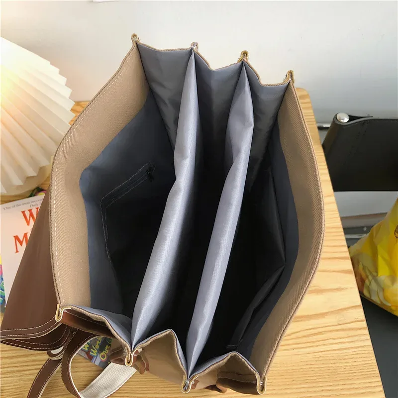 sac à dos de style preppy pour femmes, sac pour ordinateur portable de grande capacité, sacs à dos d'école décontractés pour filles, sacs de voyage en patchwork pour femmes