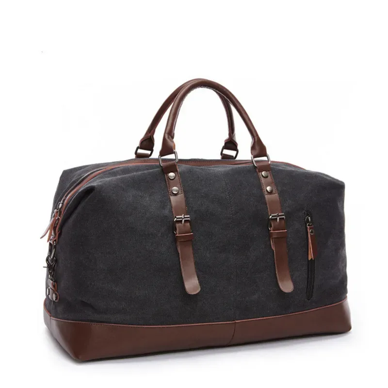 sac à main en toile rétro pour hommes, sac à bagages, sac à dos initié, grande capacité, courte distance, tendance de la mode