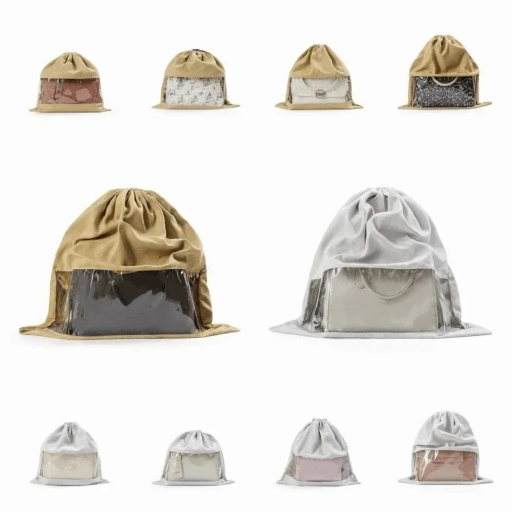 sac à cosmétiques, sac en tissu à cordon, sac de rangement, sac à bandoulière, pochette de rangement, sac anti-poussière, sac de grande capacité, sac de voyage anti-poussière