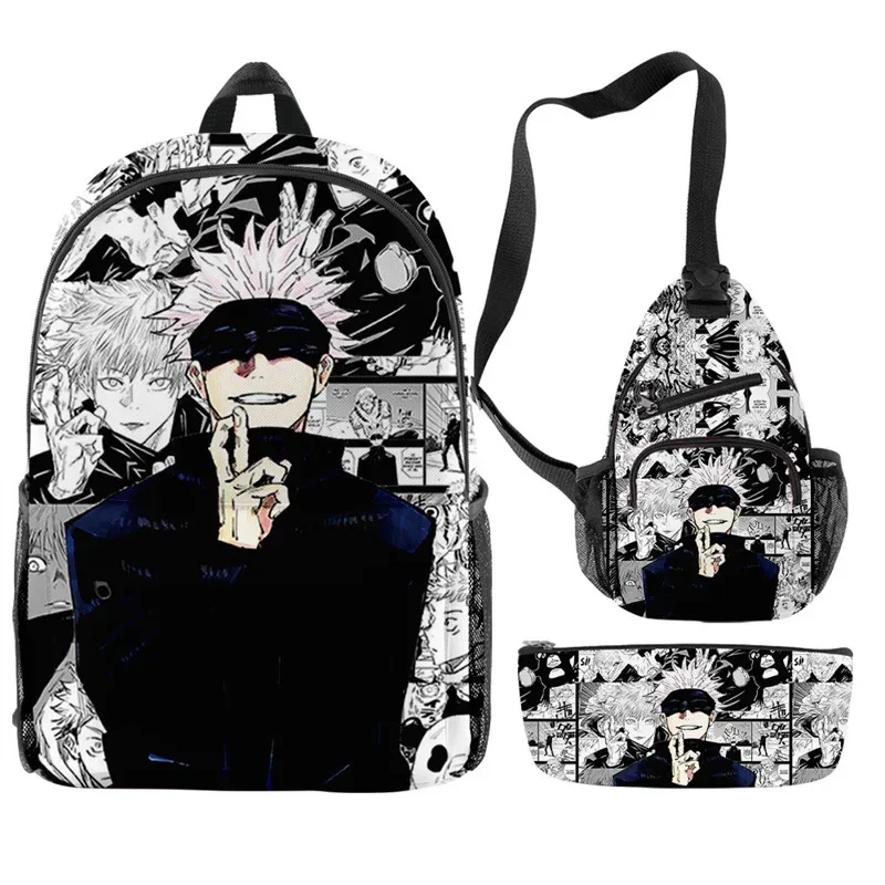 sac dos toile manga noir blanc expression faciale bd texte adolescents voyage école informatique
