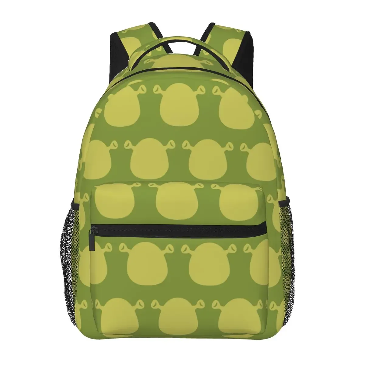 sacs à dos graphiques cherub shrek meme pour garçons et filles, sacs d'école pour enfants, sac à dos de voyage de dessin animé, sac à bandoulière de grande capacité