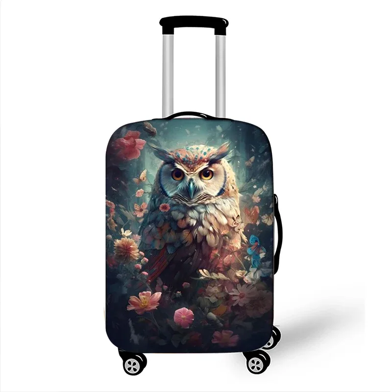 housse de protection pour valise aquarelle, motif animal mignon, tigre, lapin, panda, pour voyage, valise, housse de chariot élastique
