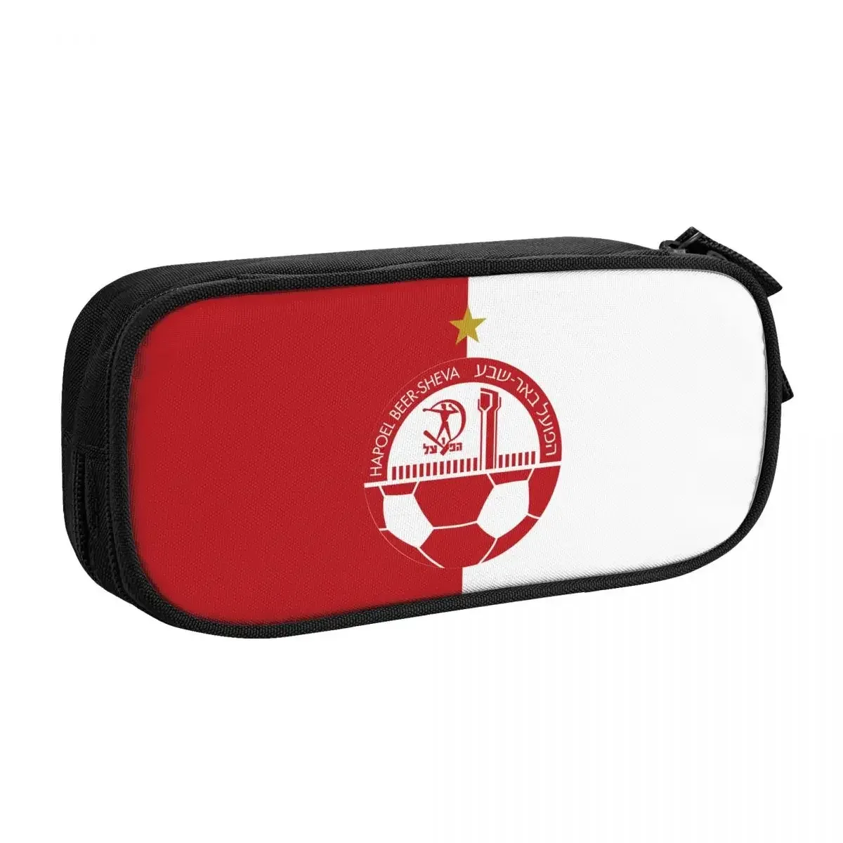hapoel beer sheva big capacity pencil pen case office college school large storage bag pouch holder box organizer