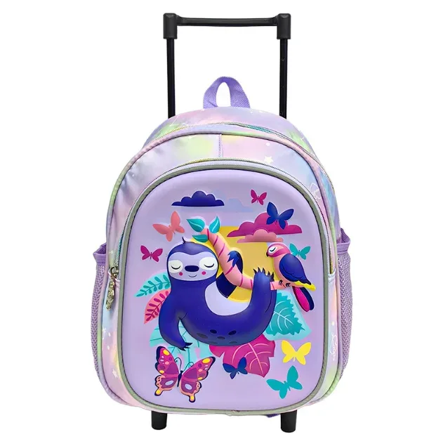 sac dos pu oxford université dessinanime enfants voyage école bleu marron dore noir beige