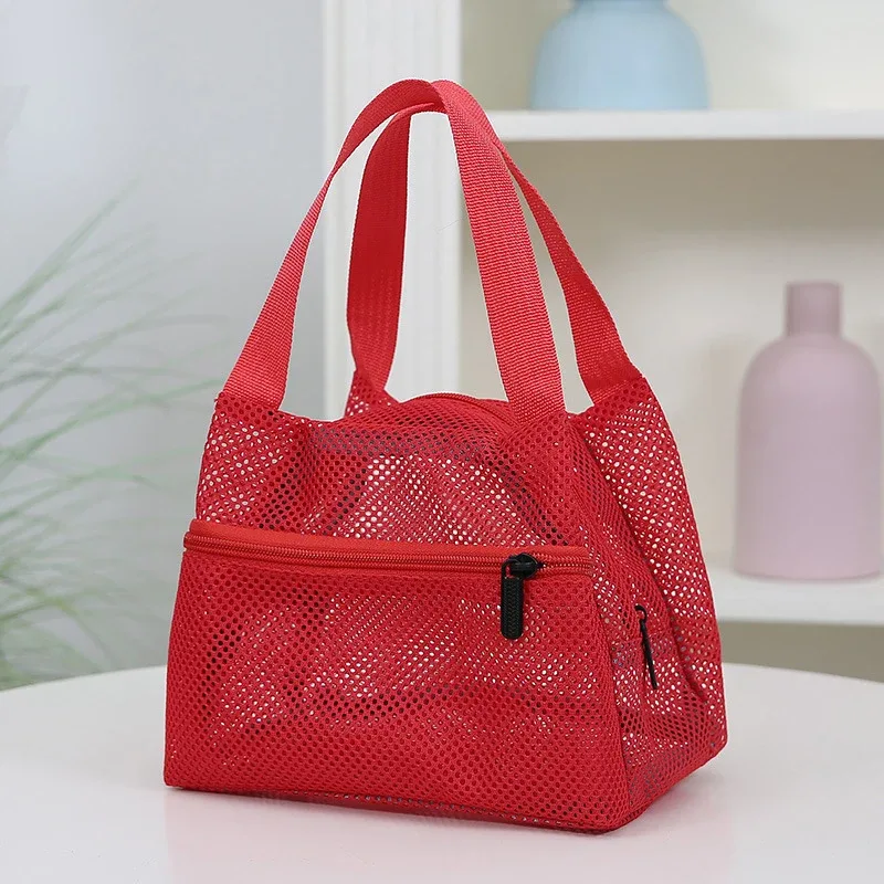grand sac en filet à séchage rapide, sac fourre-tout léger, sac de rangement pour les essentiels de la plage et de la piscine pour les sorties en famille