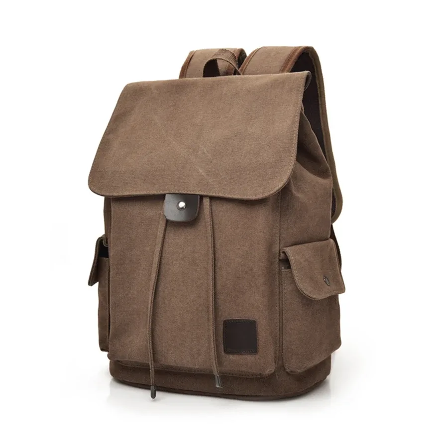 nouveau haute qualité toile hommes sac à dos grand sac d'école à bandoulière sac à dos pour garçons voyage mode camping sacs mode sacs simples
