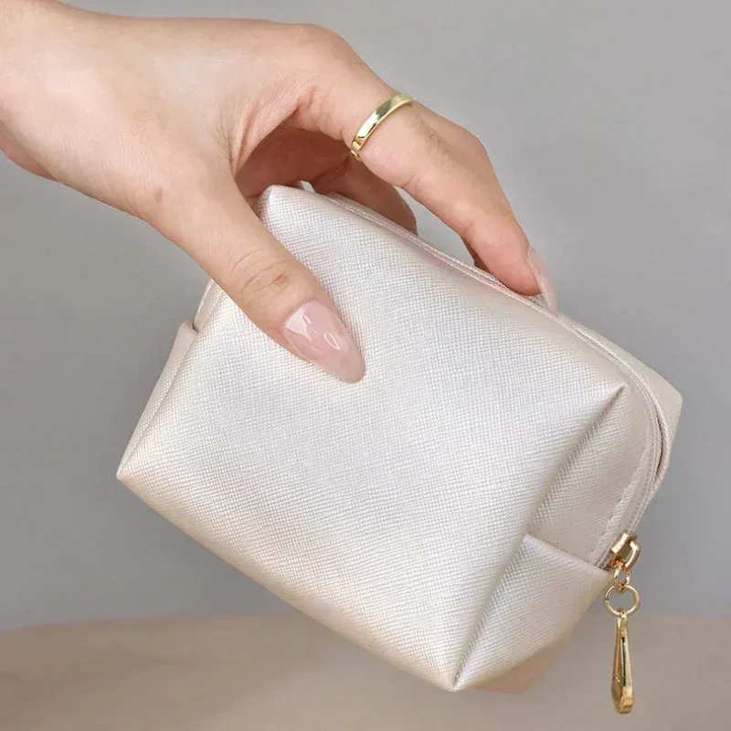 mini trousse de maquillage pour femmes, sac à cosmétiques, mode, pu, poudres de maquillage, rouge à lèvres, poudres, voyage, petite pièce de monnaie, sac de rangement