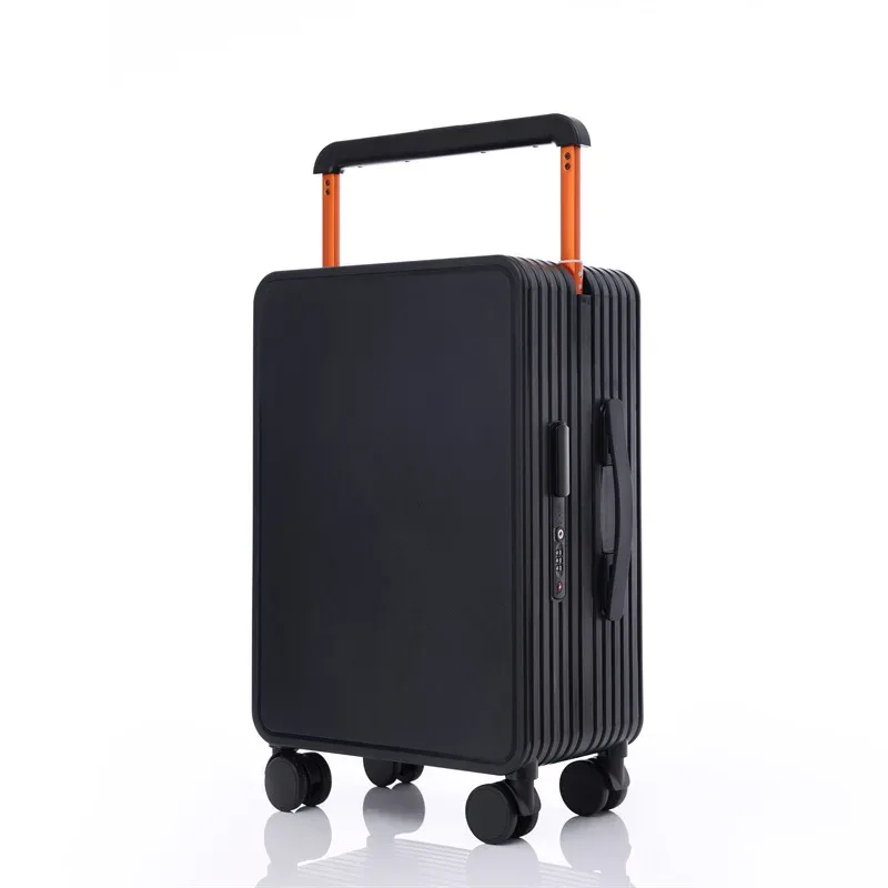 valise pc antirayures antipoussiere toupie roues poignées orange blanc bleu grandecapacite voyage fonctionnelle compartimentsinternes zippés