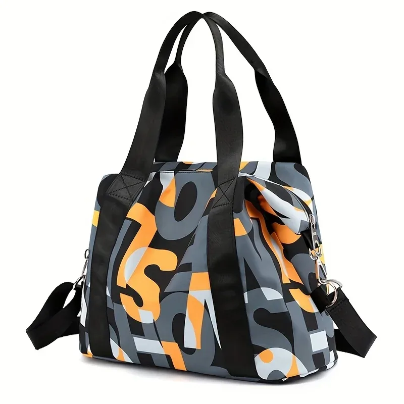 sac à main tendance en nylon pour femmes, grande capacité, sacs à bandoulière, fourre-tout en tissu oxford, sacs à main de voyage en plein air