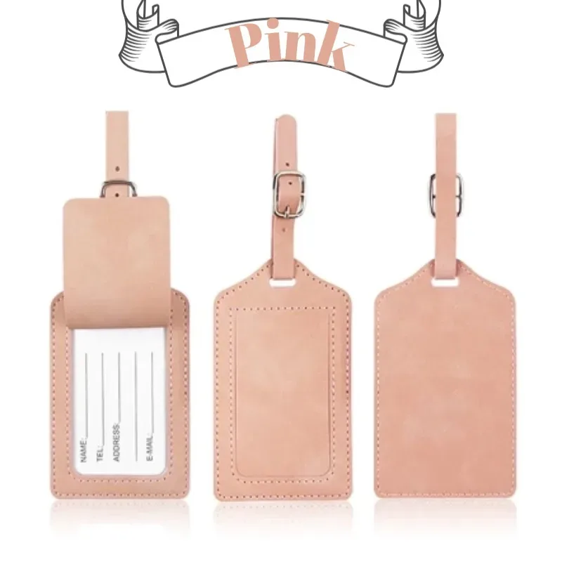 pomelo best étiquette de bagage en cuir pu pour femmes et hommes, protection de la vie privée, accessoire de voyage