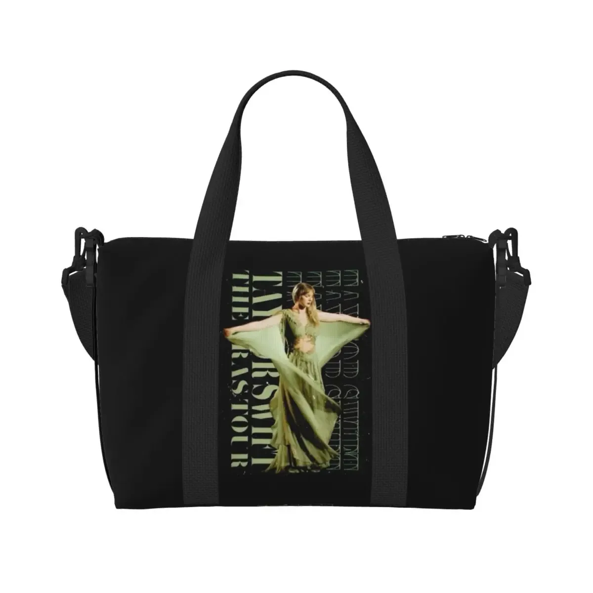sac fourre-tout personnalisé eras tour pour femme, chanteur pop américain de taylor's swift, grande capacité, plage, salle de sport, sacs de voyage, 1989