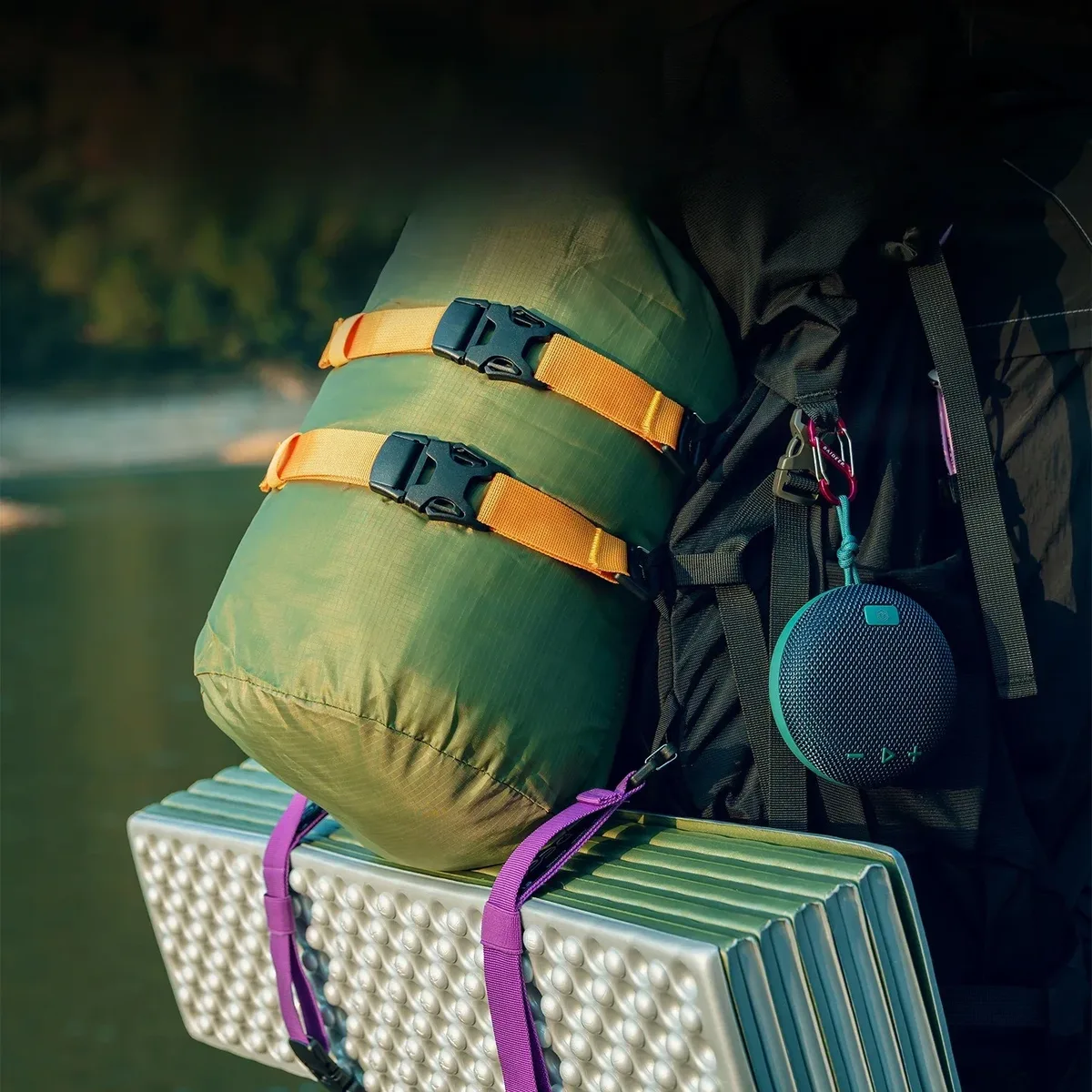 Sac à dos de randonnée et d'alpinisme avec boucle externe, sangle d'extension multifonctionnelle, accessoire d'expansion pour sac à dos tactique