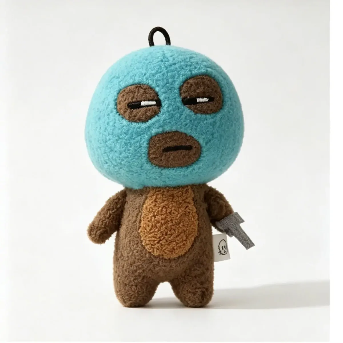 porte-clés en peluche drôle de voleur, pendentif de poupée en peluche abstraite mignonne et originale, breloques uniques pour sac à dos d'étudiant, cadeau fantaisie pour amis