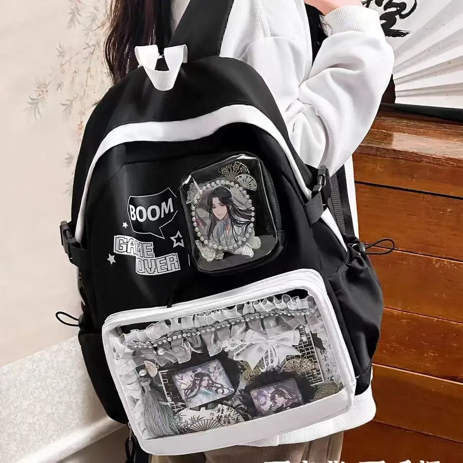 nouveau japonais cool girl y2k ita sac académie quotidien cartable transparent déplacements quotidiens grande capacité sac à dos sac de voyage