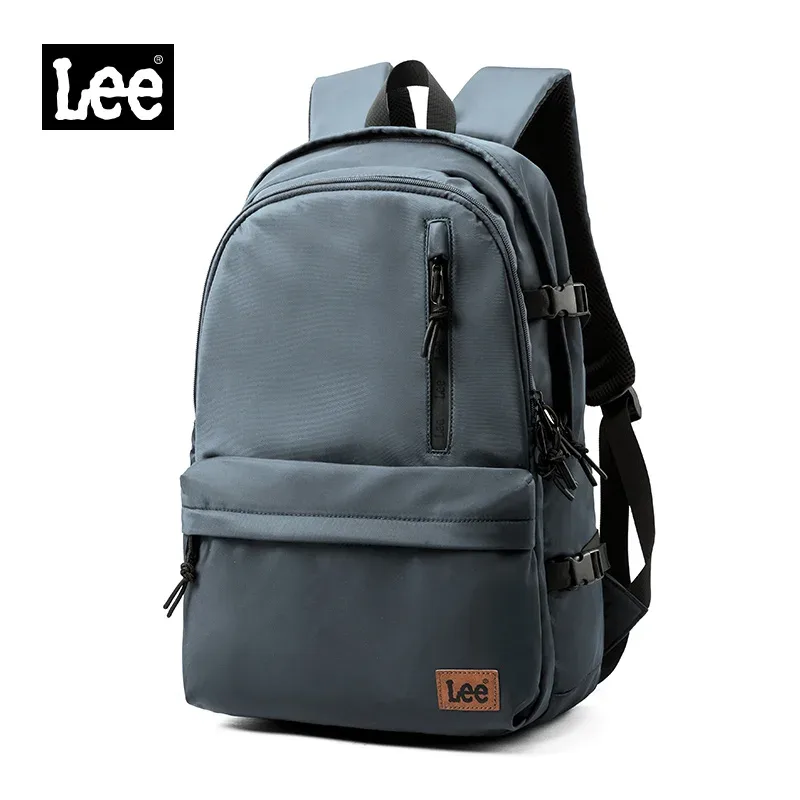 lee grande capacité voyage 15.6 pouces sac à dos pour ordinateur portable pour homme femmes imperméable décontracté en nylon adolescents collège sac d'école mâle