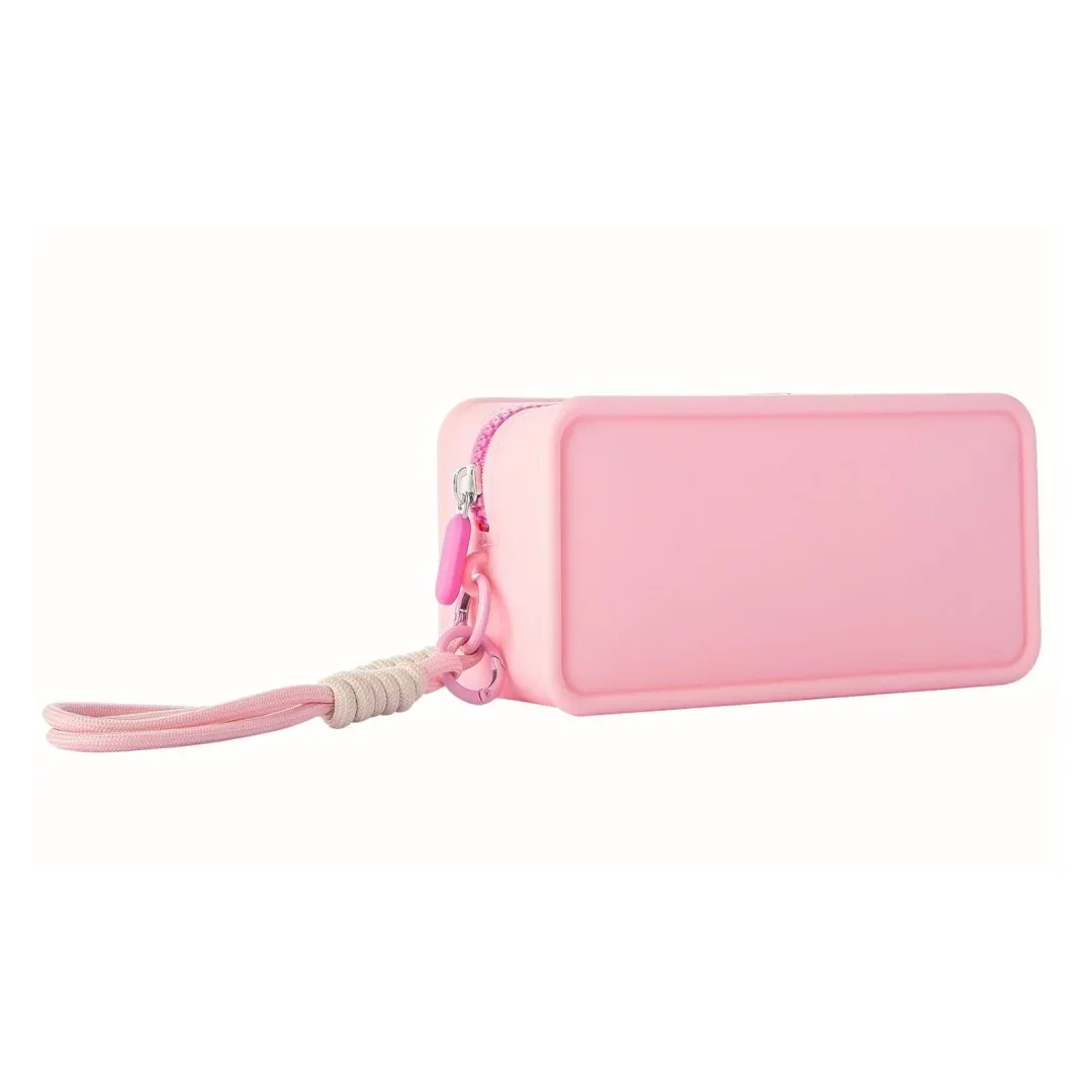 trousse de maquillage de voyage en silicone, pochette de maquillage de grande capacité, sac de rangement de maquillage de voyage, trousse de toilette étanche, cosmétique portable