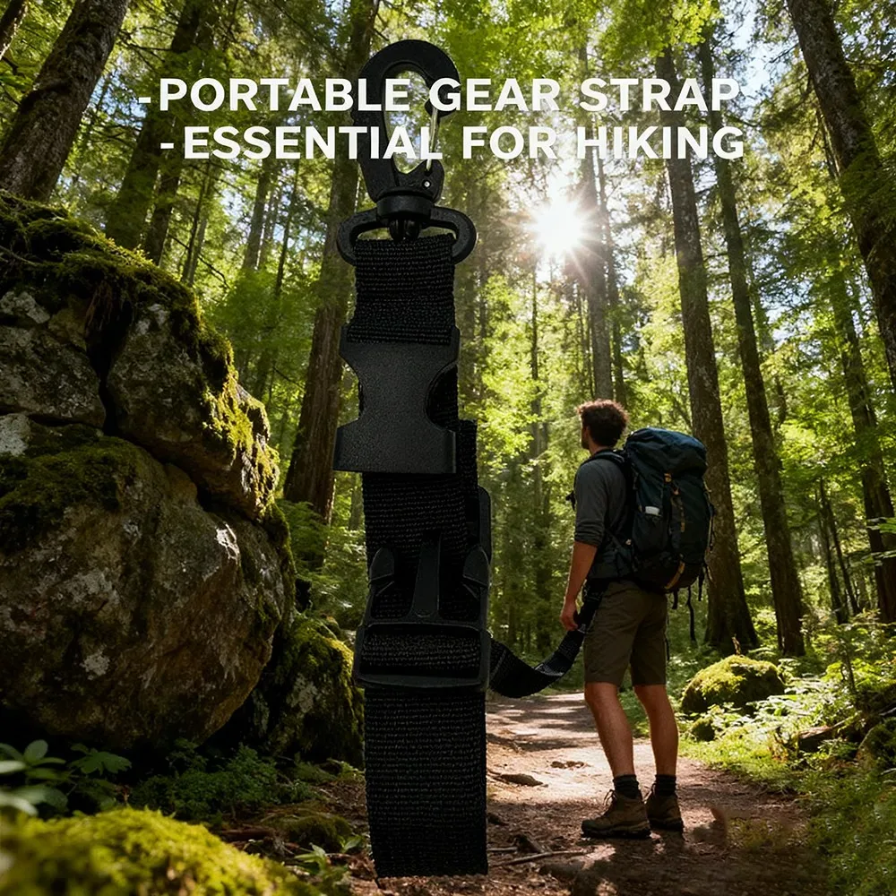 sangle de bagage externe rotative à 360 degrés pour sac à dos de voyage, installation rapide, accessoires externes pour sacs à dos, valises et sacs de voyage
