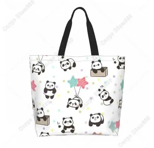 krasnocute-grand sac fourre-tout de dessin animé pour femme, sac à main réutilisable décontracté, grand sac initié, shopping, épicerie, travail, mode