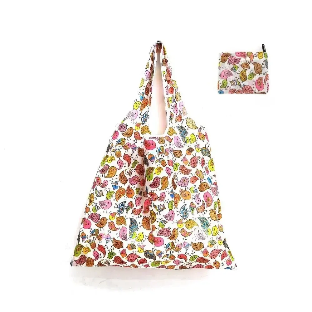 sac de courses pliable de grande capacité, plusieurs styles, léger, lavable, fourre-tout de recyclage, sac de rangement portable écologique