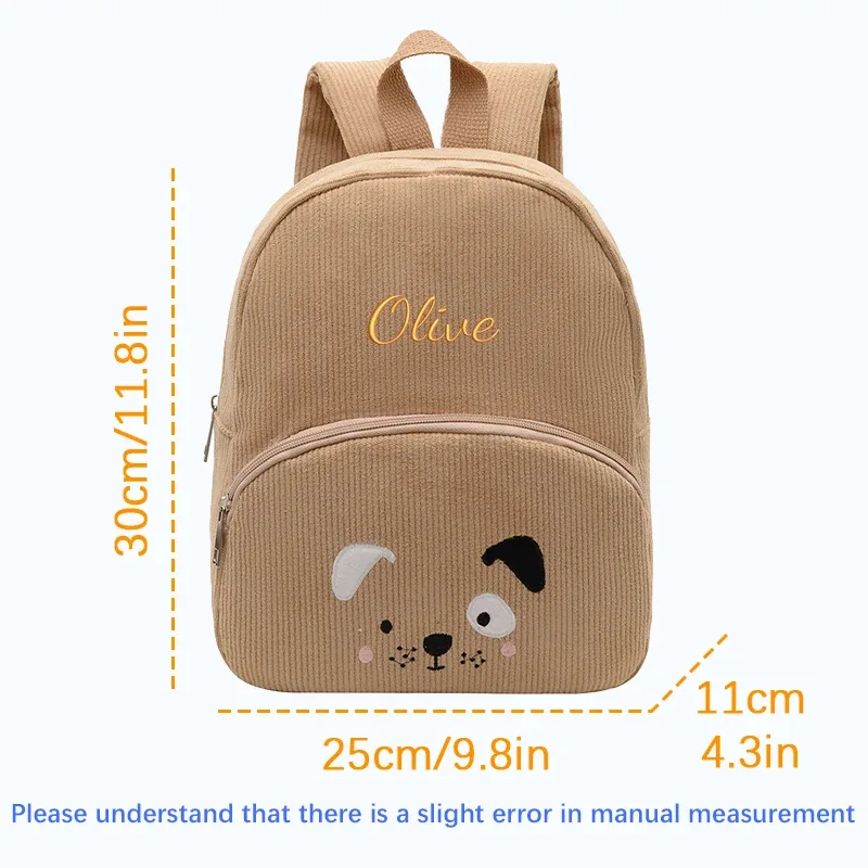 sac à dos en velours côtelé, disponible en plusieurs couleurs, double poche de rangement, bretelles réglables, adapté pour les trajets quotidiens, les vacances, les fêtes, les sorties, cadeau créatif.