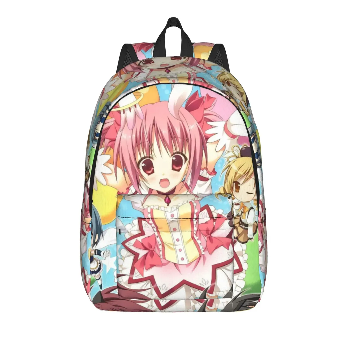 sac à dos homura puella magi madoka magica anime pour étudiants, randonnée, voyage, kyubey, pour hommes et femmes, sacs en toile pour ordinateur portable