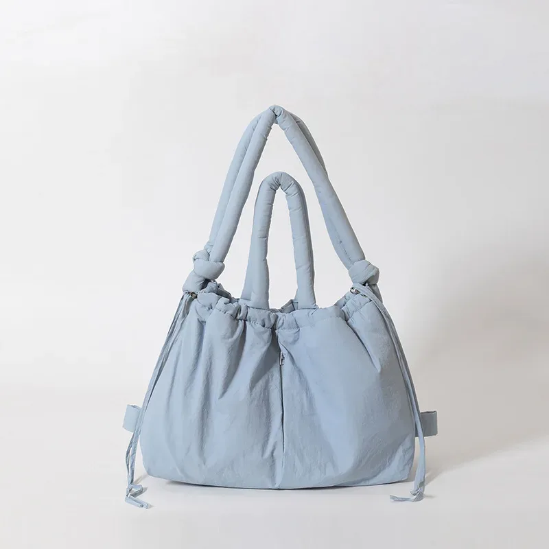 nouveau sac femme vers le bas rembourré veste sac mode unique épaule sac fourre-tout sac à dos sac à bandoulière mochila femininas grand sac fourre-tout