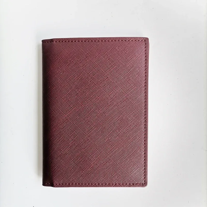 pince à passeport en cuir saffiano chancelor, pince à billet de voyage, porte-passeport multifonctionnel, portable et léger, multicolore, polyvalent