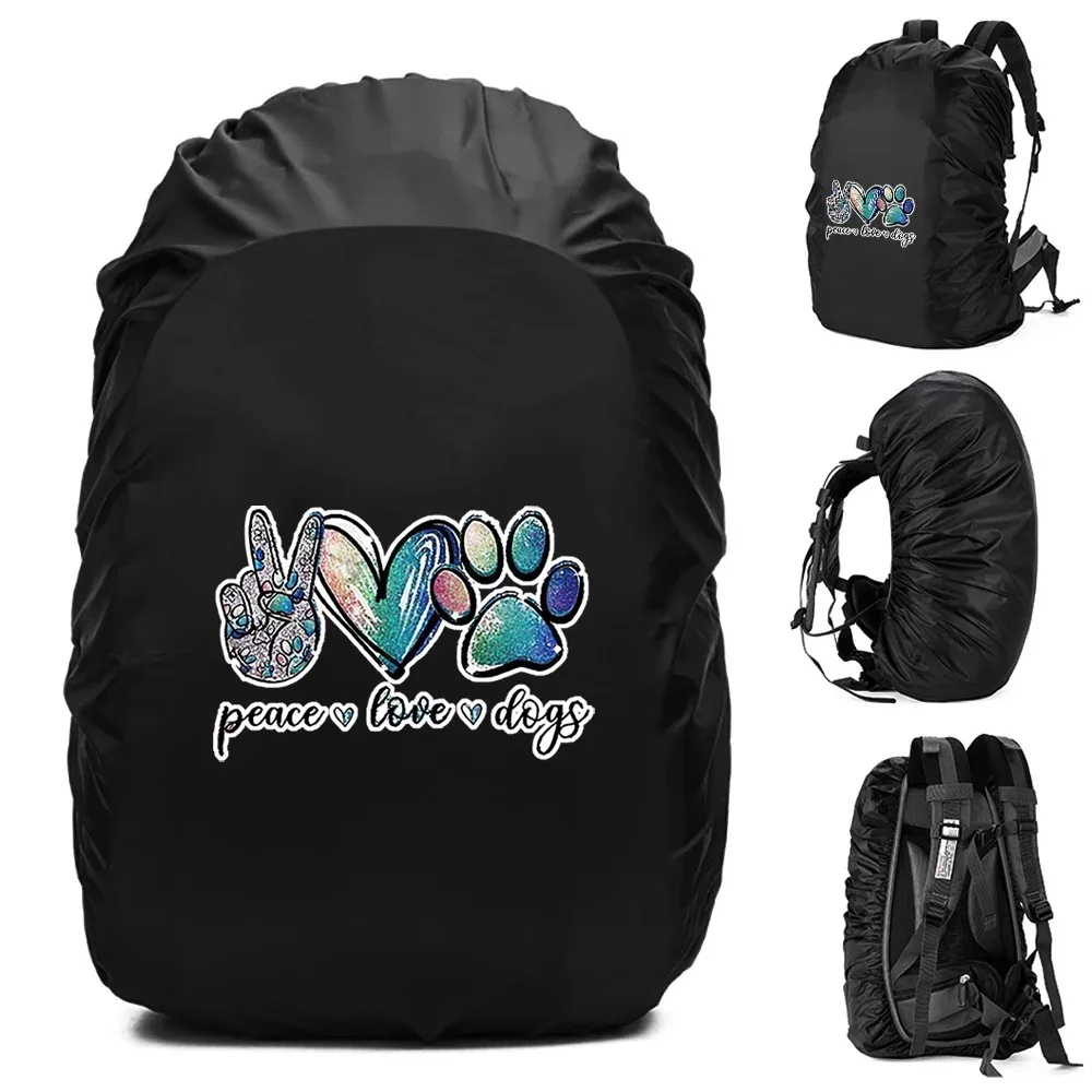 20-70l sac à dos housse de pluie housse anti-poussière pour sac arrière empreintes imprimé étanche camping randonnée sac d'escalade pour housse de pluie