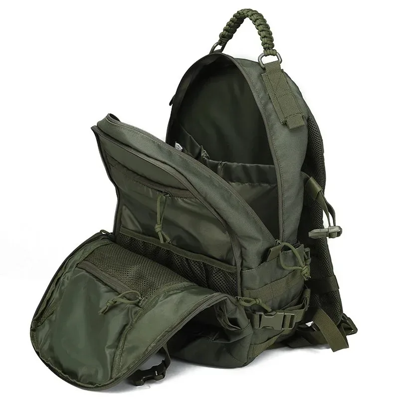 sac à dos tactique 35l, sac de sport de camping en plein air, chasse, dos souple, grande capacité