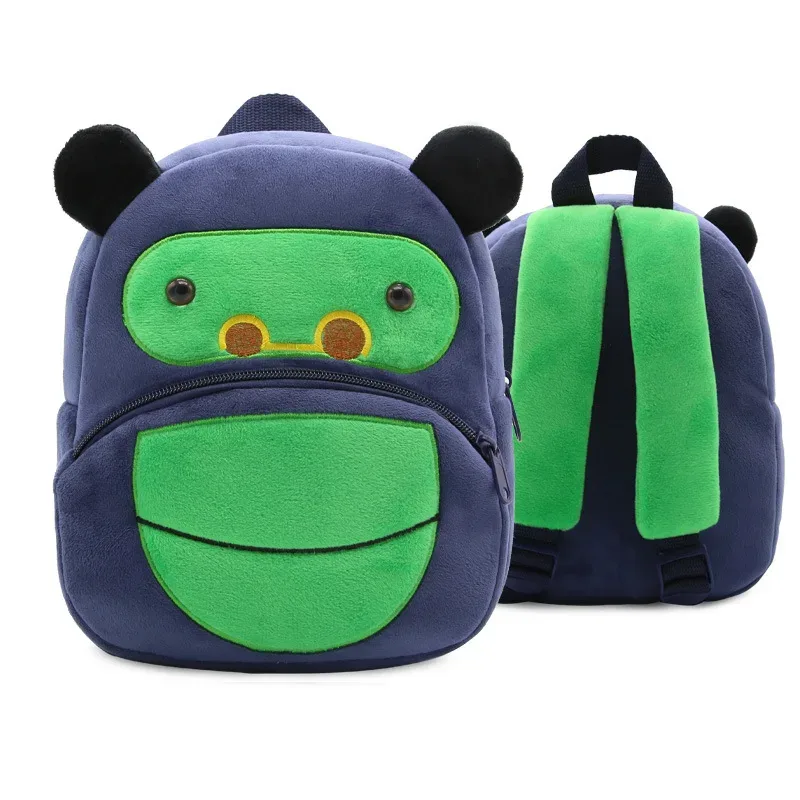 sac à dos créatif en peluche pour enfant, observateur, mignon, animal de dessin animé