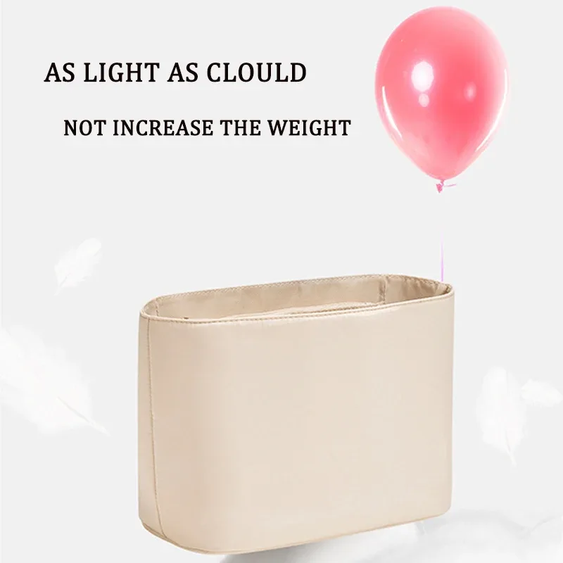 organisateur de sac adapté à la taille intérieure du sac à main llon my level 5l, doublure intérieure en nylon, rangement ordonné en trois dimensions.