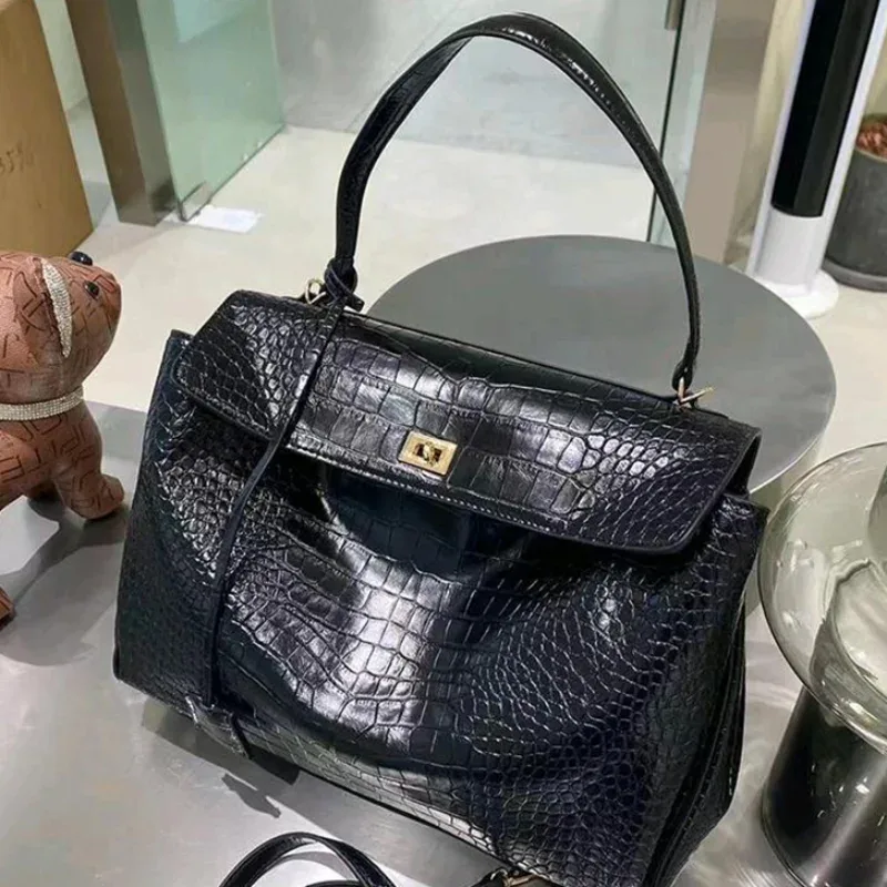 sac à main en cuir group pour femme, marque de luxe, marron, daim givré, fourre-tout localité, à la mode