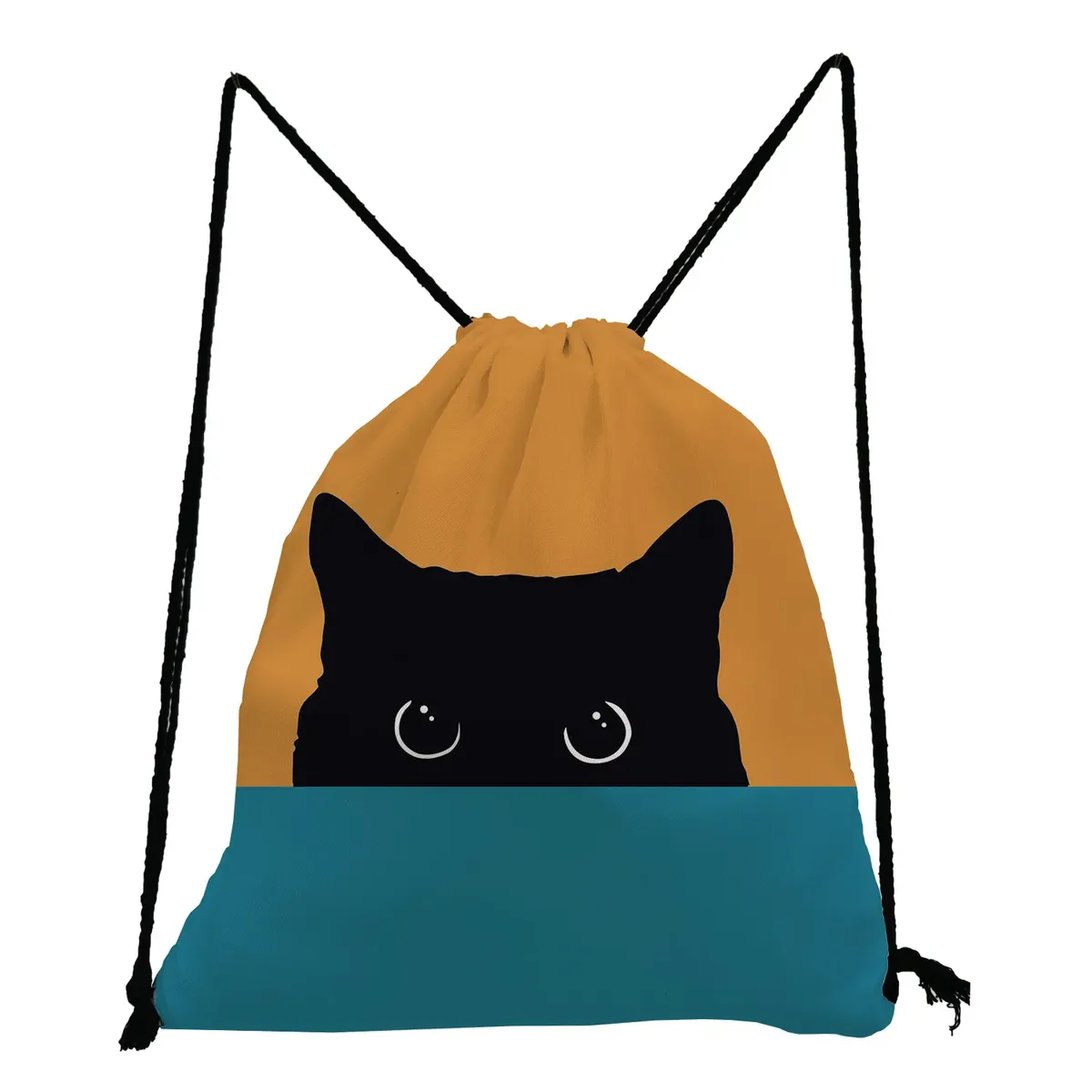 proximité wstring sac à dos portable pour femmes, poudres de bug astique, impression 3d, chat, shopping, mode, école, sac à chaussures pour bol, motif personnalisé